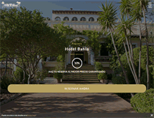 Tablet Screenshot of hotelbahia.com