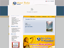Tablet Screenshot of hotelbahia.com.mx
